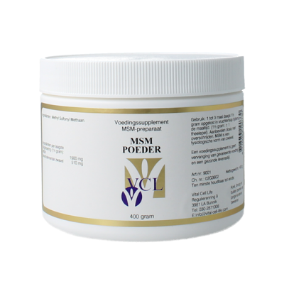 Vital Cell Life MSM poeder 400 Gram Vital Cell Life MSM poeder 400 Gram