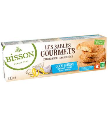 Bisson Zandkoekje kokos citroen bio 150 Gram