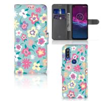 Motorola One Action Hoesje Flower Power - thumbnail