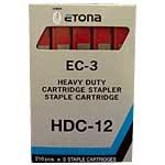 Etona nietjescassette voor EC-3, capaciteit 56 - 80 blad, pak van 5 stuks - thumbnail