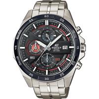 Casio EFR-556DB-1AVUEF Horloge Chronograaf (l x b x h) 53.5 x 48.7 x 12.6 mm Zilver/wit Materiaal (behuizing): RVS Materiaal (armband): RVS - thumbnail