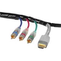 Hama 00220994 Kabelslang Polyethyleen Zwart flexibel (Ø x l) 30 mm x 2500 mm 1 stuk(s) - thumbnail