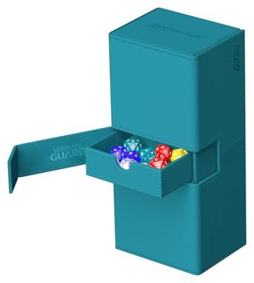 Ultimate Guard Twin Flip'n'Tray 266+ Xenoskin - Petrol Ultimate Guard Twin Flip'n'Tray 266+ Xenoskin - Petrol