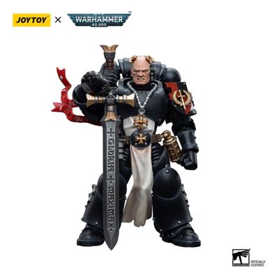 Warhammer 40k Action Figure 1/18 Black Templars Emperor's Champion Bayard's Revenge 12 cm Warhammer 40k Action Figure 1/18 Black Templars Emperor's Champion Bayard's Revenge 12 cm