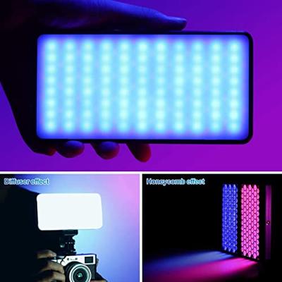 VIJIM RGB Multi Color LED-videolamp VL196 - thumbnail