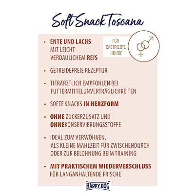 Happy Dog SoftSnack Toscana, 100 g