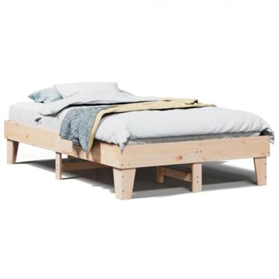 Bedframe zonder matras massief grenenhout 120x200 cm