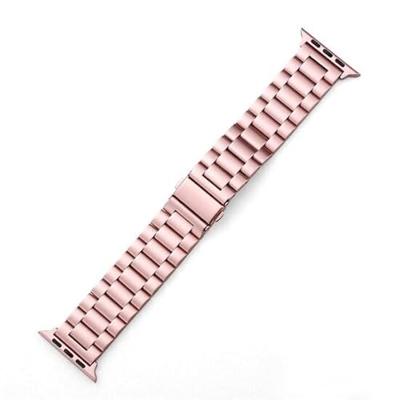 Stalen schakelband - Rosé pink - Geschikt voor Apple watch 38mm / 40mm / 41mm / 42mm