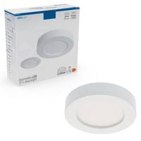 LED's Light Inbouw/Opbouw LED Plafondspot CCT Ø 15 cm - Dimbaar - warm en koud wit - Zaagmaat Ø 150mm - Wit - thumbnail
