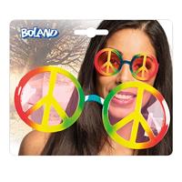 Regenboog Hippie Bril Peace - thumbnail