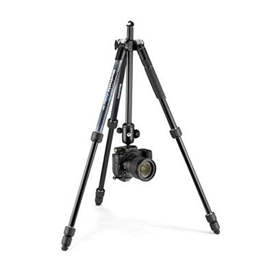 Manfrotto Element MII Camera Statief, reisstatief in aluminium met kogelkop en draagtas, voor compacte camera's, CSC, DSLR, fotografie-accessoires voor content creatie en vlogging