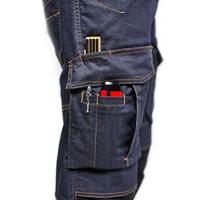 Blåkläder Service werkbroek denim 14971141 | Marineblauw/Zwart | Maat 62 - 7330509554845 - thumbnail