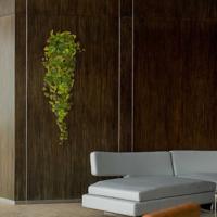 Pothos kunst hangplant 130cm - bont - thumbnail