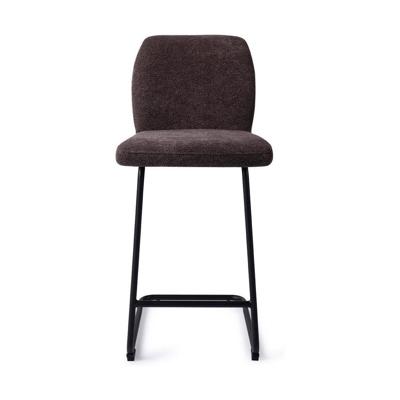 Jesper Home Barkruk 'Ikata' Arch Black, kleur Almost Black (zithoogte 65cm)