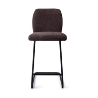 Jesper Home Barkruk 'Ikata' Arch Black, kleur Almost Black (zithoogte 65cm) - thumbnail