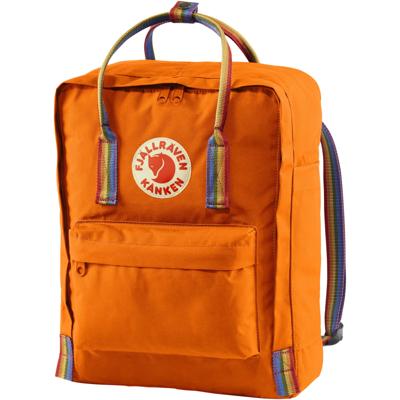 Fjällräven Kanken Rainbow Rugzak Burnt Orange - Rainbow Pattern