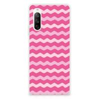 Sony Xperia 10 III | TPU bumper | Waves Pink - thumbnail