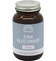Mattisson HealthStyle Zink Gluconaat 25mg - thumbnail