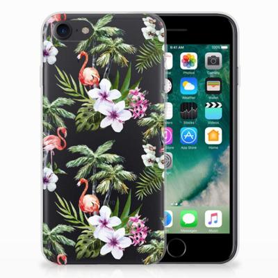 iPhone SE 2022 | SE 2020 | 8 | 7 | TPU Hoesje | Flamingo Palms