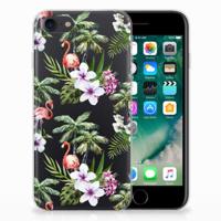 iPhone SE 2022 | SE 2020 | 8 | 7 | TPU Hoesje | Flamingo Palms - thumbnail