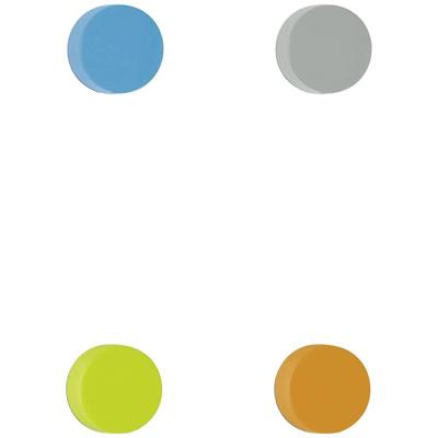 Maul Magneet (Ø x h) 14.6 mm x 9 mm Diverse kleuren 8 stuk(s) 6166499