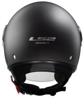LS2 jethelm "of558 sphere ii solid" helmet of558 sph. ii solid xl matt black - thumbnail