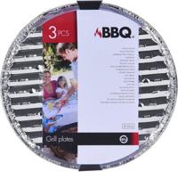 BBQ Barbecue grillschalen rond 35 cm 3 stuks - thumbnail