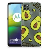 Motorola Moto G9 Power Telefoonhoesje met Naam Avocado Singing - thumbnail