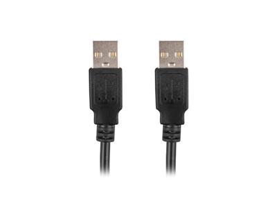 Lanberg USB-kabel CA-USBA-20CU-0010-BK zwart 1 m
