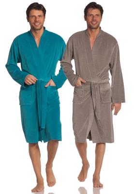 Vossen badjas heren-Taupe-2xl