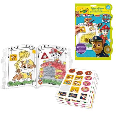 Crayola mini kleuren stickerboek paw patrol
