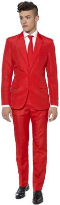 Suitmeister Maatpak Solid Rood Heren