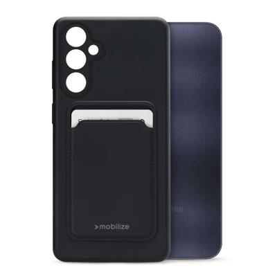 Mobilize Rubber Gelly Card Case Samsung Galaxy A25 5G Matt Black