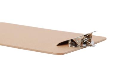 MAUL klemplaat Classic, hardboard karton, A5 staand, bruin