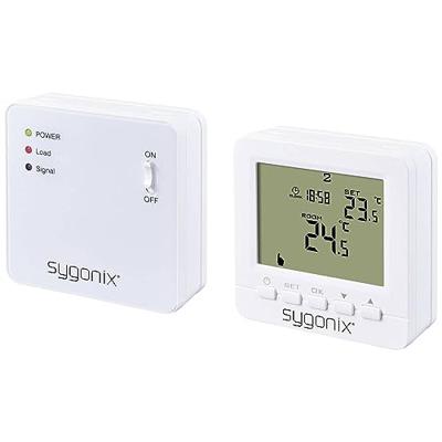 Sygonix SY-5470190 Draadloze kamerthermostaat Montagewijze: Opbouw (op muur) Weekprogramma 1 stuk(s)