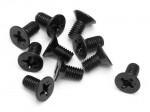 HPI - Flat head screw m3x6mm (10pcs) (Z525)