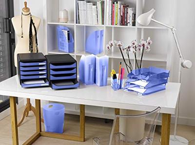 Exacompta papiermand Iderama ijsblauw Exacompta papiermand Iderama ijsblauw