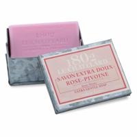 Natuurlijke Marseille Zeep in Metalen Doosje Pioenroos - thumbnail