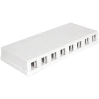 DeLOCK Keystone Surface Mounted Box 8 Port behuizing - thumbnail