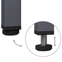 Dressoir 35x39x73,5 cm koudgewalst staal antracietkleurig - thumbnail