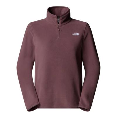 The North Face Glacier 1/4 Zip Fleece Dames Tawny Quartz L The North Face Glacier 1/4 Zip Fleece Dames Tawny Quartz L