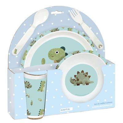 Kinderservies Safta Dinos PVC