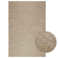 VidaXL Vloerkleed zizur beige binnen en buiten 160x230 cm jute look - thumbnail
