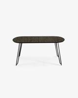 Kave Home Uitschuifbare Ovale Eettafel 'Milian' 140 - 220 x 90cm - thumbnail
