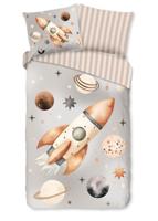 Good Morning Kinderdekbedovertrek "" - Grijs - (140x200/220 cm) - Katoen - thumbnail