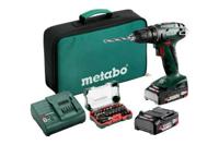 Metabo 602207930 Accu-schroefboormachine 18 V 2 Ah LiHD Brushless, Incl. koffer, Zonder accu, Zonder lader - thumbnail