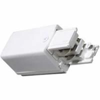 Euro 3 fase rails live end connector links (65 mm) wit - thumbnail