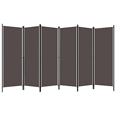 Kamerscherm met 6 panelen 300x180 cm antraciet