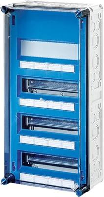 Hensel 2000607 Mi 1440 Kleine verdeelkast Opbouw (op muur) Aantal groepen: 36 Aantal rijen: 3 Inhoud: 1 stuk(s)