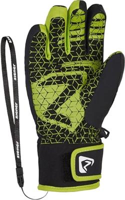 Ziener Lonzalo As Dames Handschoen Black/Lime 5,5